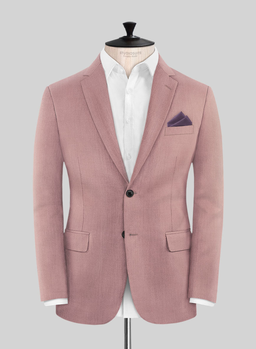 Marco Stretch Light Mauve Wool Jacket - StudioSuits