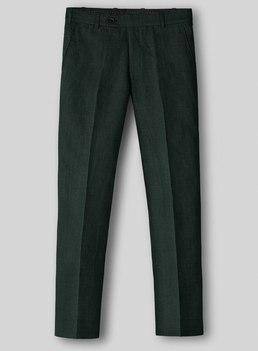 Martini Green Linen Pants