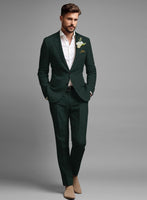 Martini Green Pure Linen Suit - StudioSuits