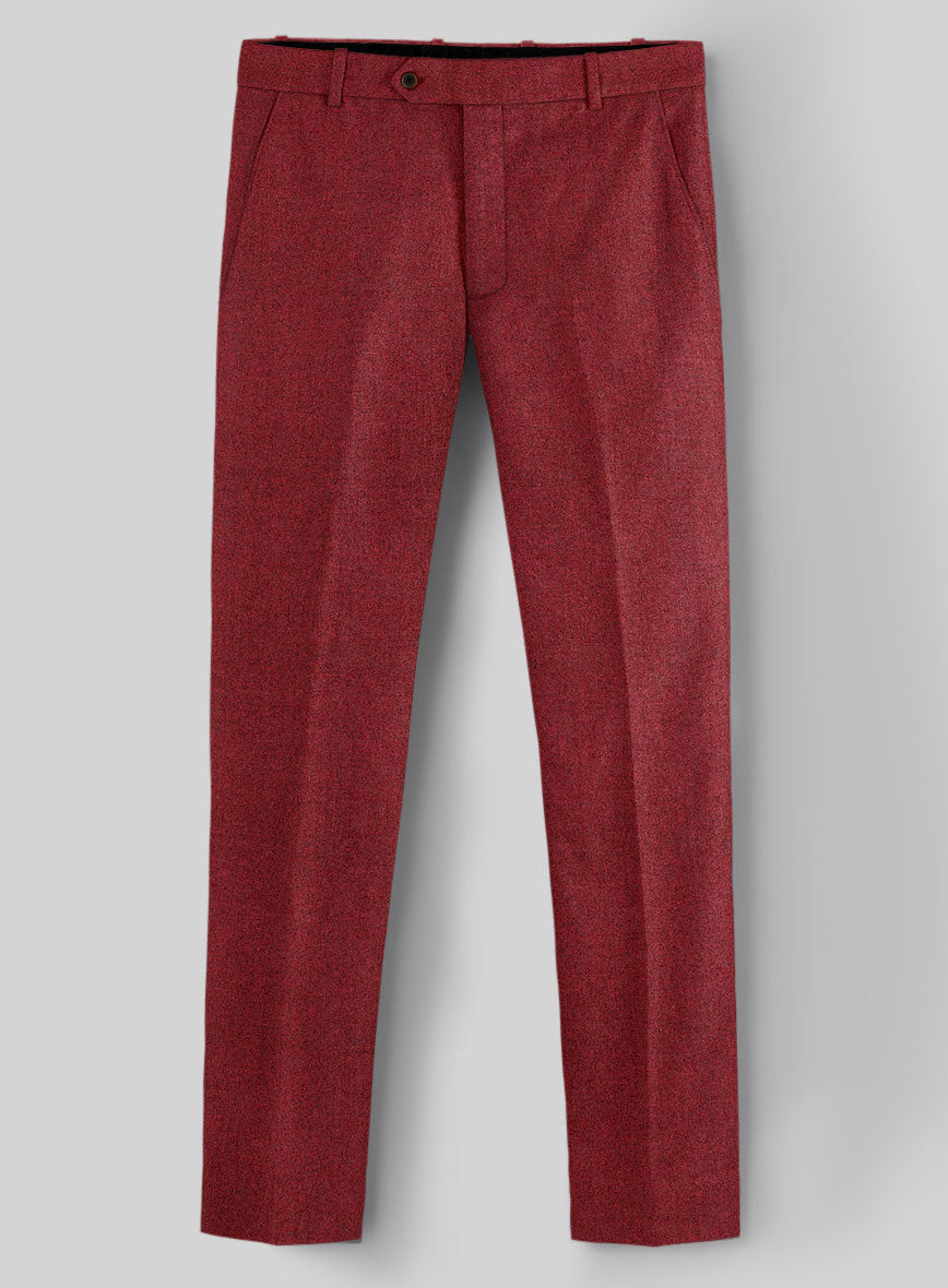 Melange Titan Red Tweed Suit - StudioSuits