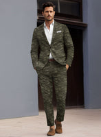 Modern Green Camo Suit - StudioSuits