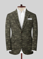 Modern Green Camo Suit - StudioSuits