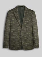 Modern Green Camo Suit - StudioSuits