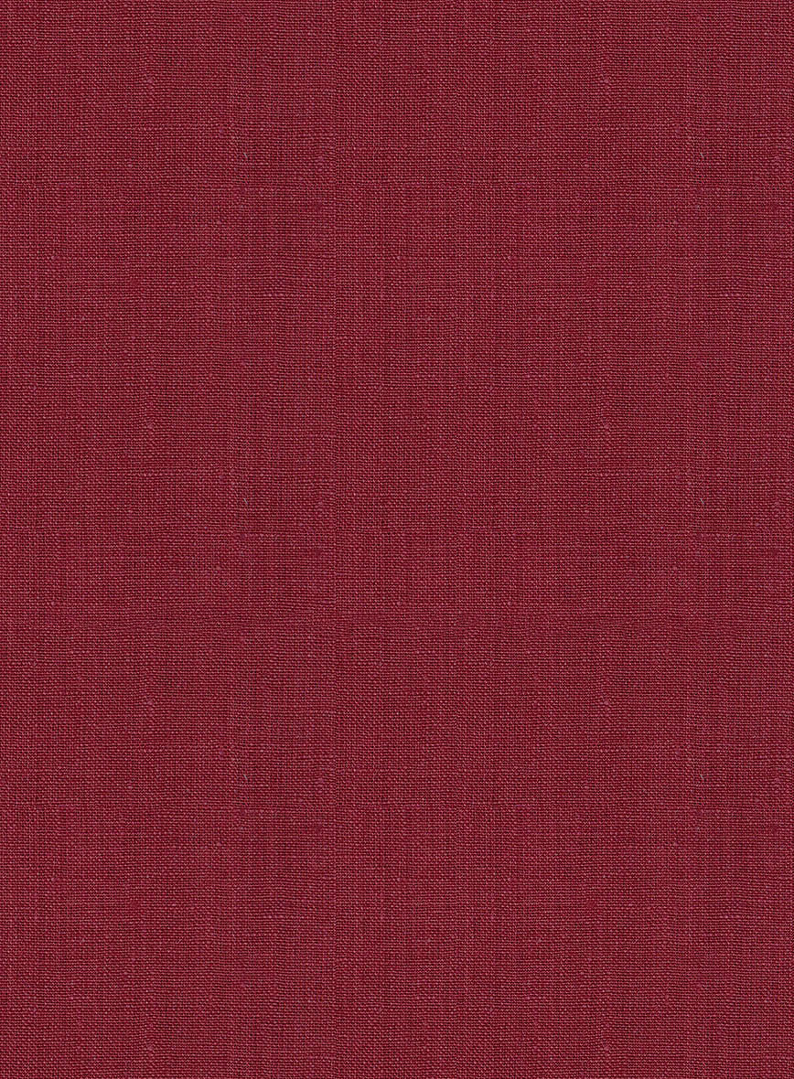 Moscow Maroon Linen Jacket - StudioSuits