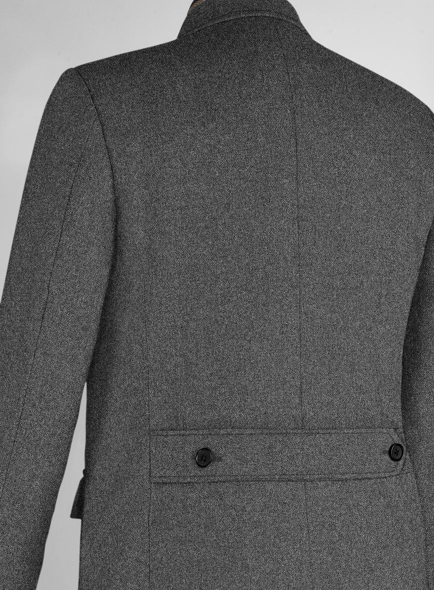 Musto Gray Heavy Tweed Overcoat