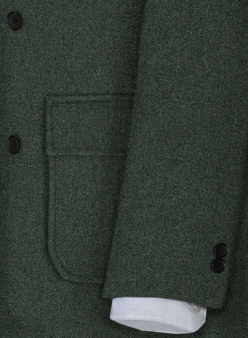 Musto Green Heavy Tweed Overcoat – StudioSuits