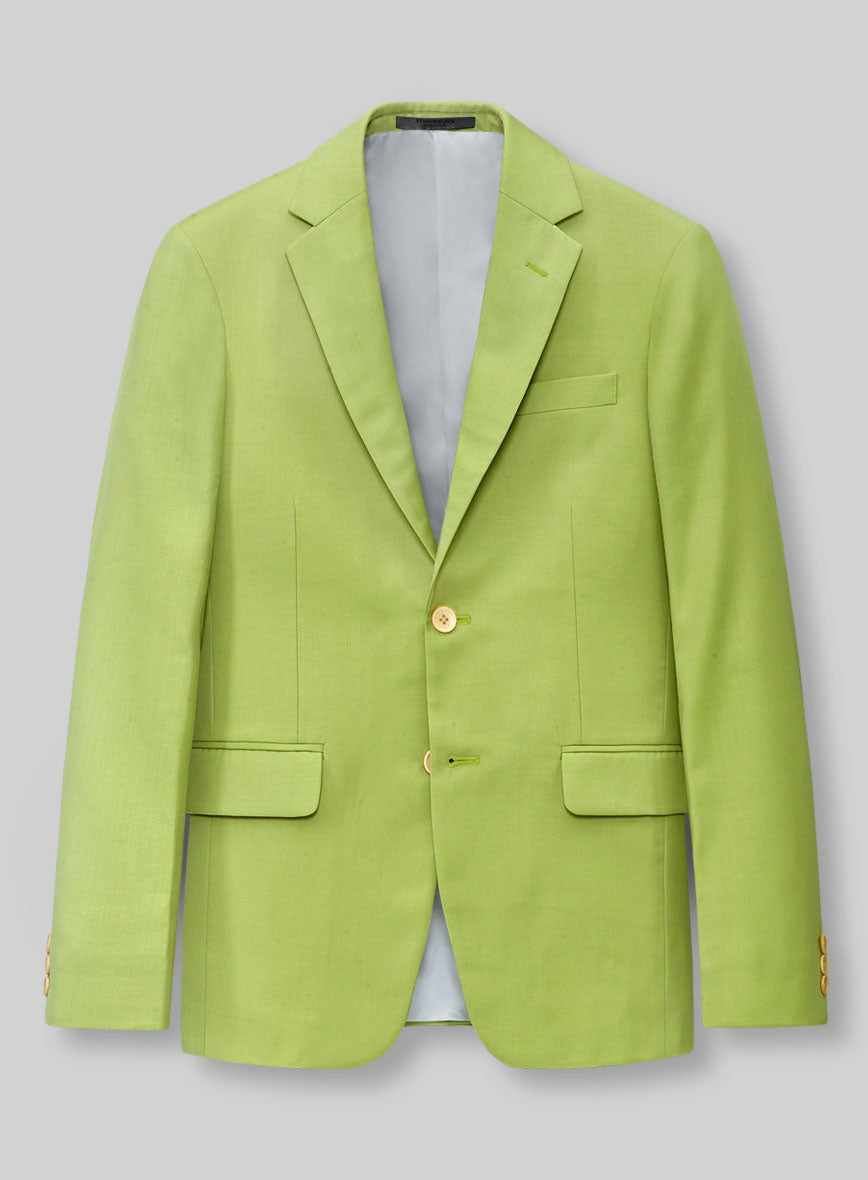 Muted Neon Green Jacket - StudioSuits