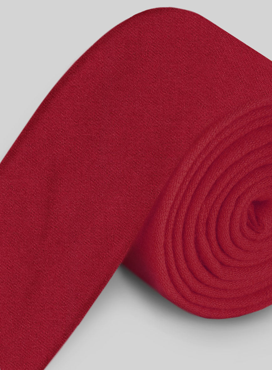 Tweed Tie - Naples Red - StudioSuits