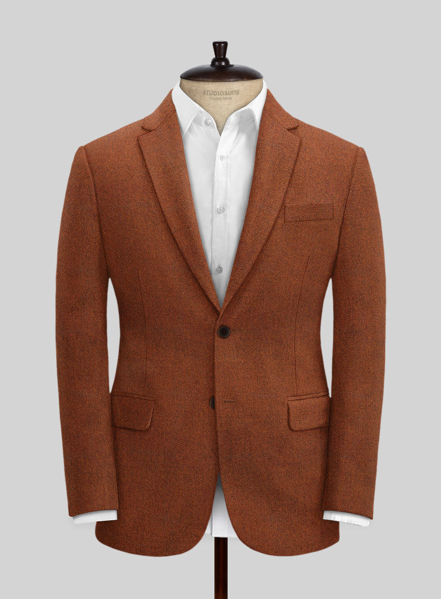 Naples Cosmic Tan Tweed Jacket - StudioSuits