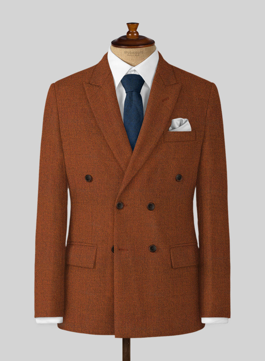 Naples Cosmic Tan Tweed Jacket - StudioSuits