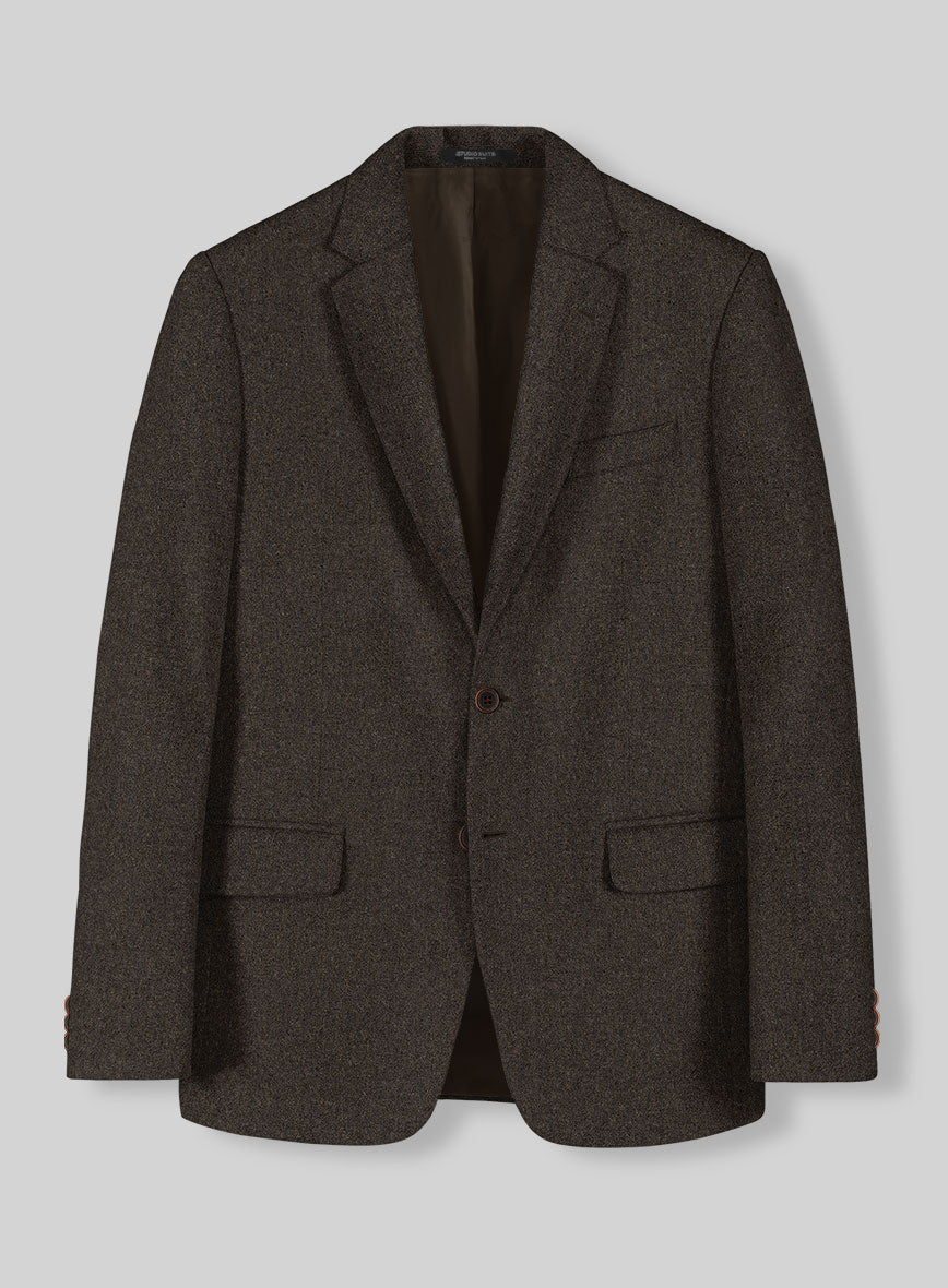 Naples Dark Brown Tweed Jacket