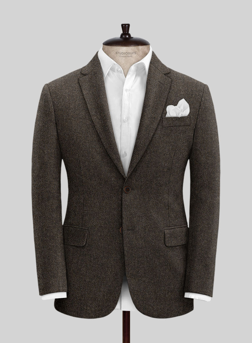 Naples Dark Brown Tweed Jacket