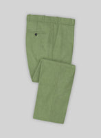 Naples Honeydew Green Tweed Pants - StudioSuits