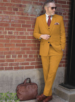 Naples Mimosa Yellow Tweed Suit - StudioSuits