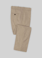 Naples Muted Beige Tweed Pants - StudioSuits