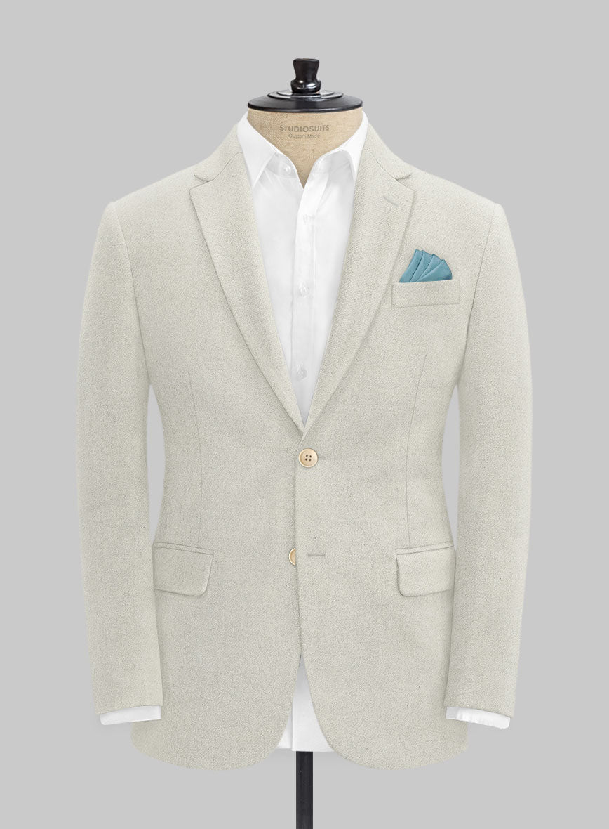 Naples Off White Tweed Suit - StudioSuits