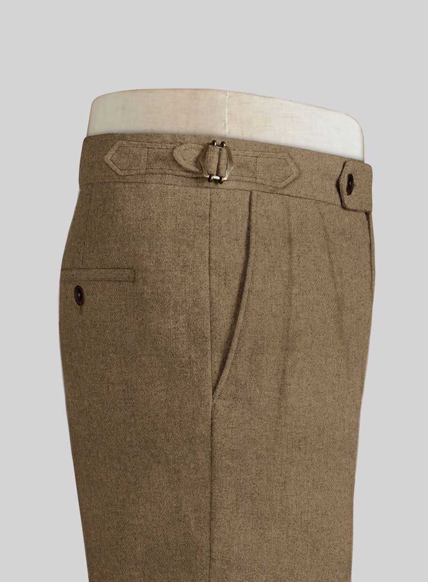 Naples Sahara Highland Tweed Trousers - StudioSuits