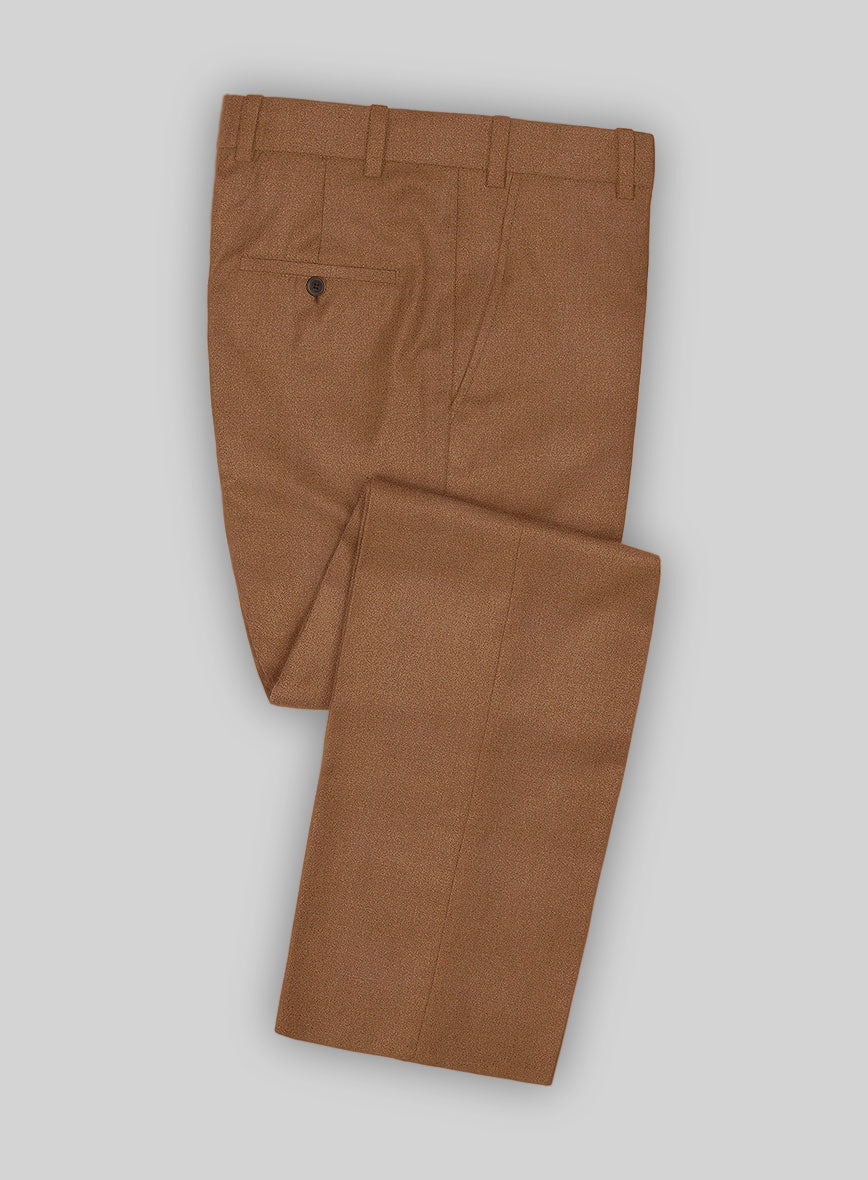 Naples Tobacco Tweed Pants - StudioSuits