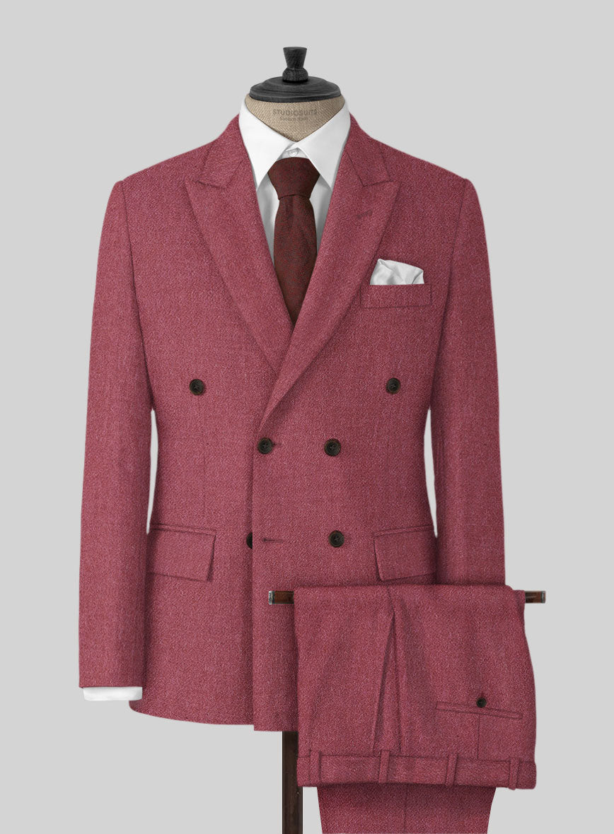 Naples Venetian Pink Tweed Suit - StudioSuits