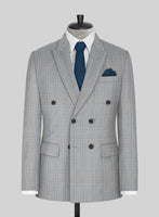 Napolean Aria Light Gray Wool Jacket - StudioSuits