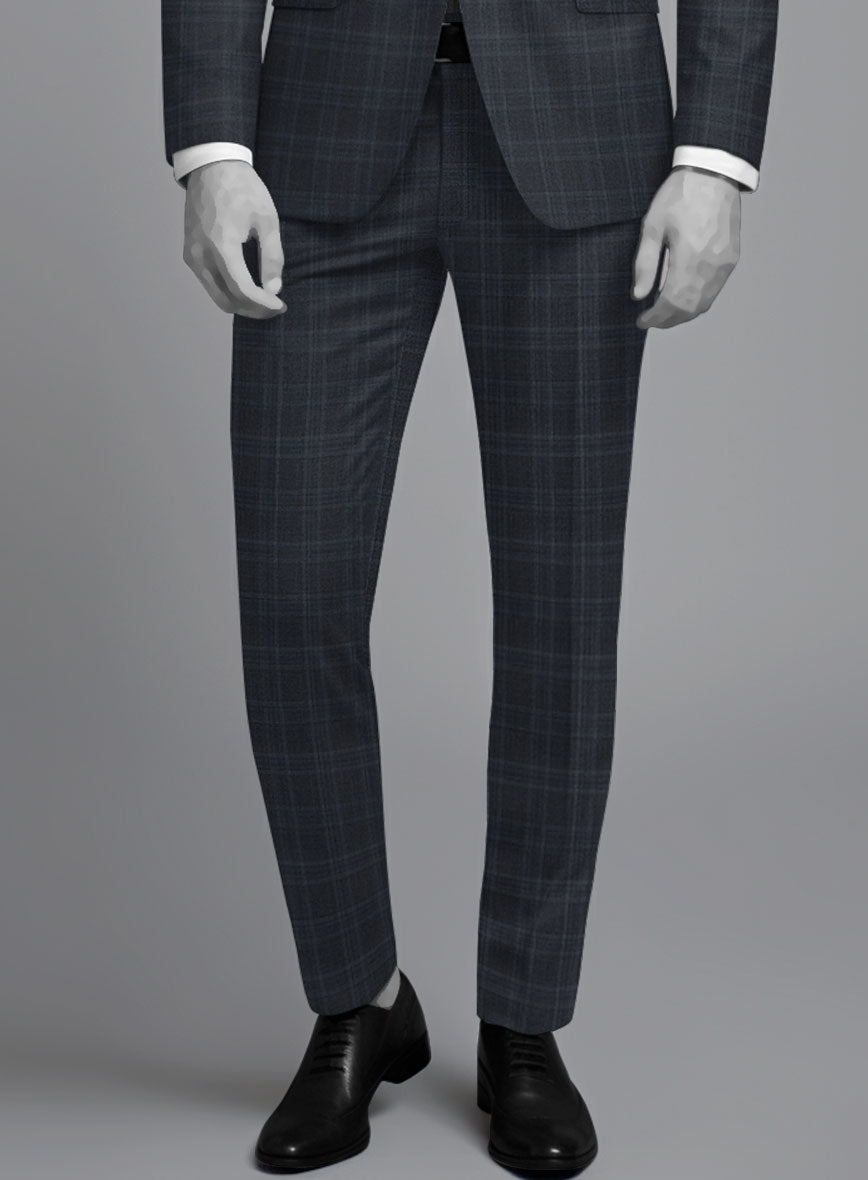 Napolean Gatsby's Blue Glen Wool Suit - StudioSuits