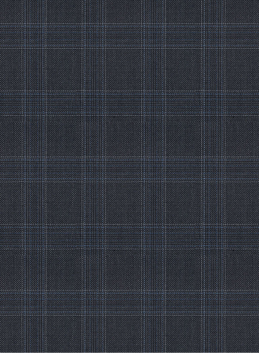 Napolean Gatsby's Blue Glen Wool Suit - StudioSuits