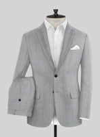 Napolean Aria Light Gray Wool Suit - StudioSuits