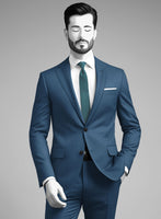 Napolean Casa Blue Wool Suit - StudioSuits