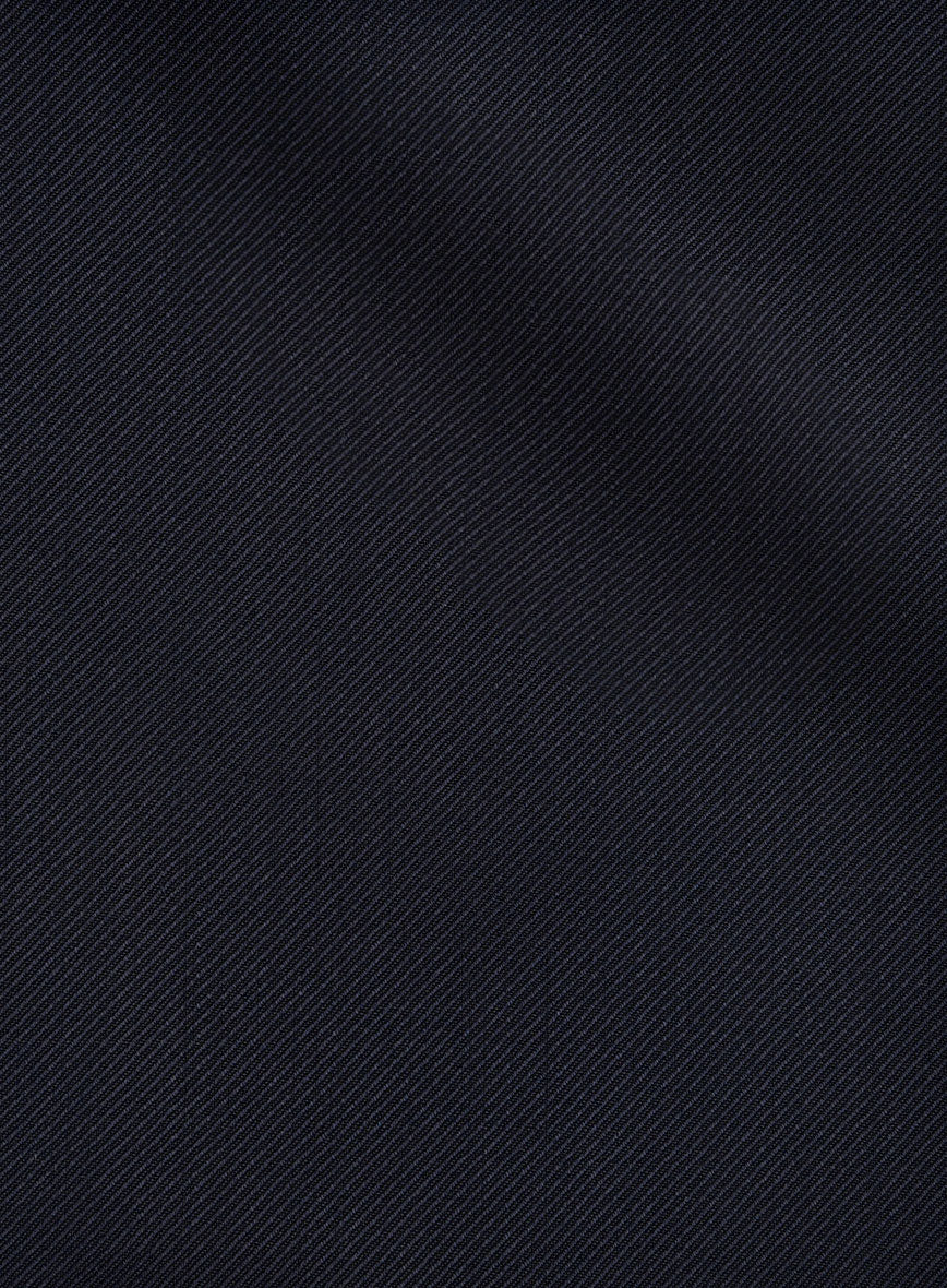 Napolean Cavalry Twill Blue Wool Suit - StudioSuits