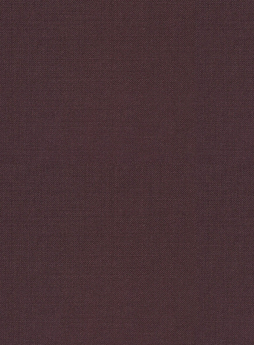 Napolean Dark Wine Wool Pants - StudioSuits