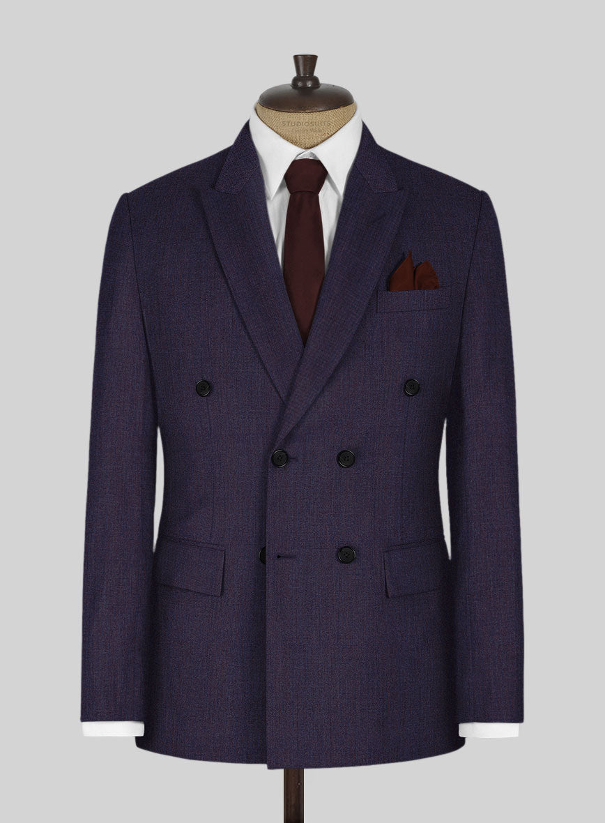 Napolean Eggplant Wool Jacket