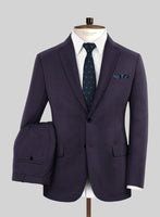 Napolean Eggplant Wool Suit - StudioSuits