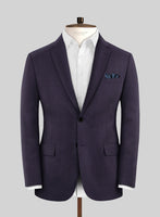 Napolean Eggplant Wool Suit - StudioSuits