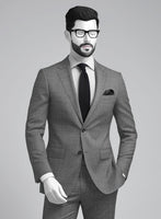 Napolean Gray Wool Jacket - StudioSuits