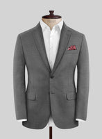 Napolean Gray Wool Jacket - StudioSuits