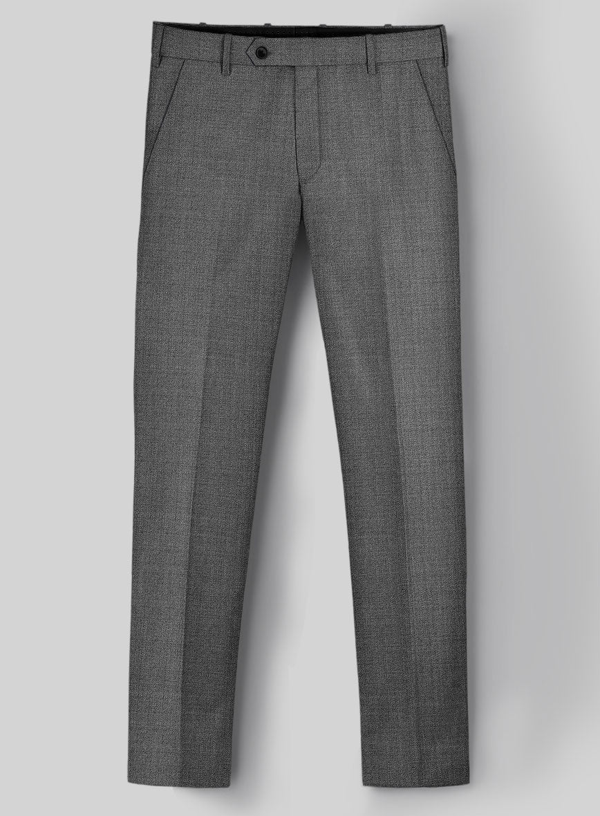 Napolean Gray Wool Pants - StudioSuits