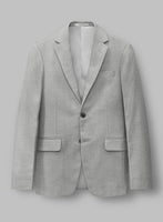 Napolean Ice Gray Wool Jacket - StudioSuits