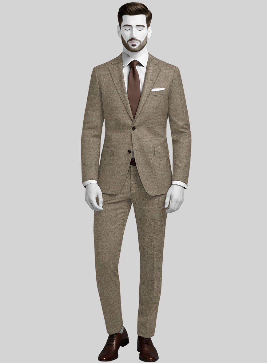 Napolean Infantary Khaki Wool Suit - StudioSuits