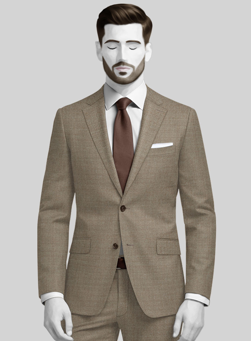 Napolean Infantary Khaki Wool Suit - StudioSuits