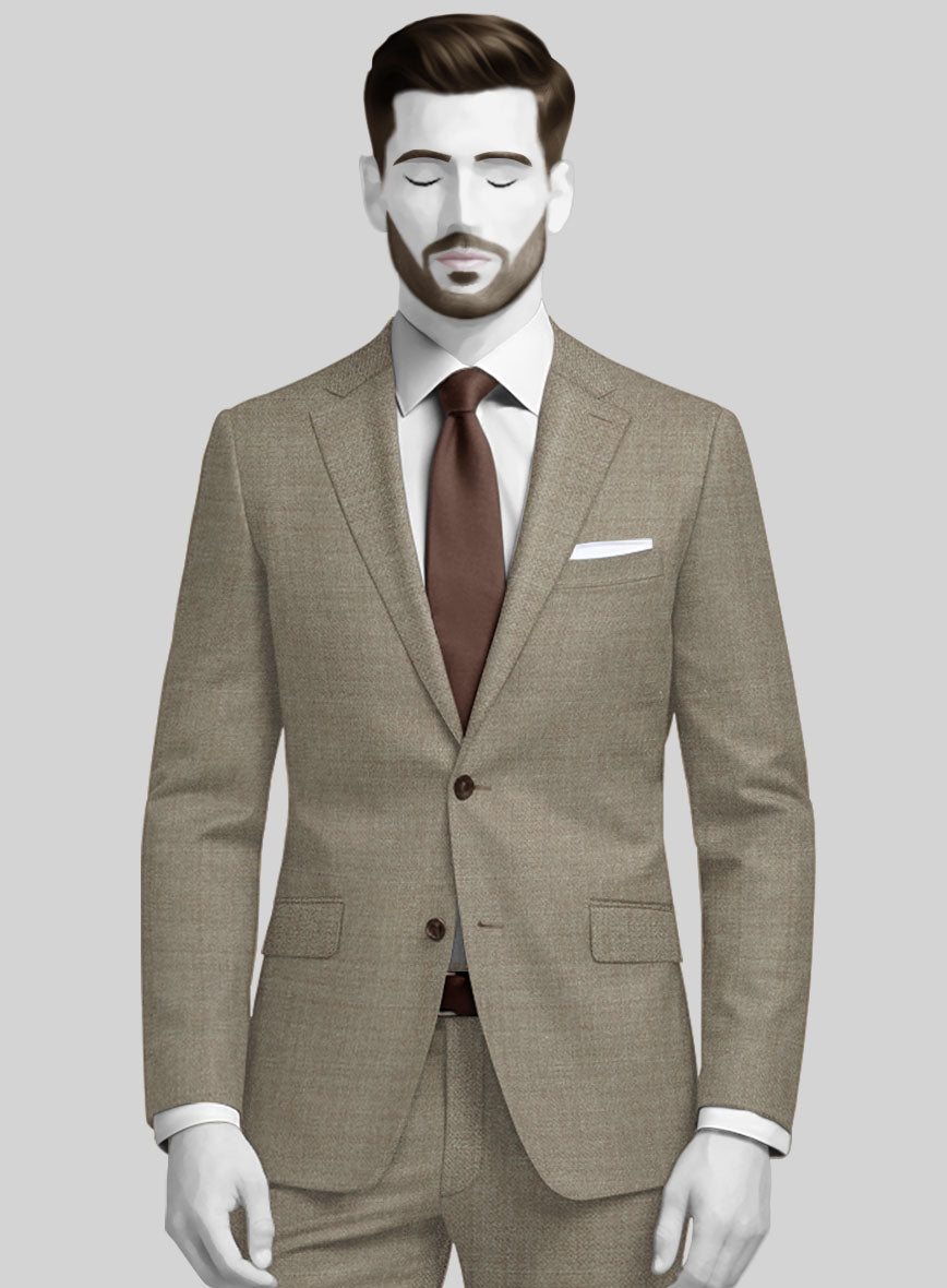 Napolean Infantry Khaki Wool Suit - StudioSuits