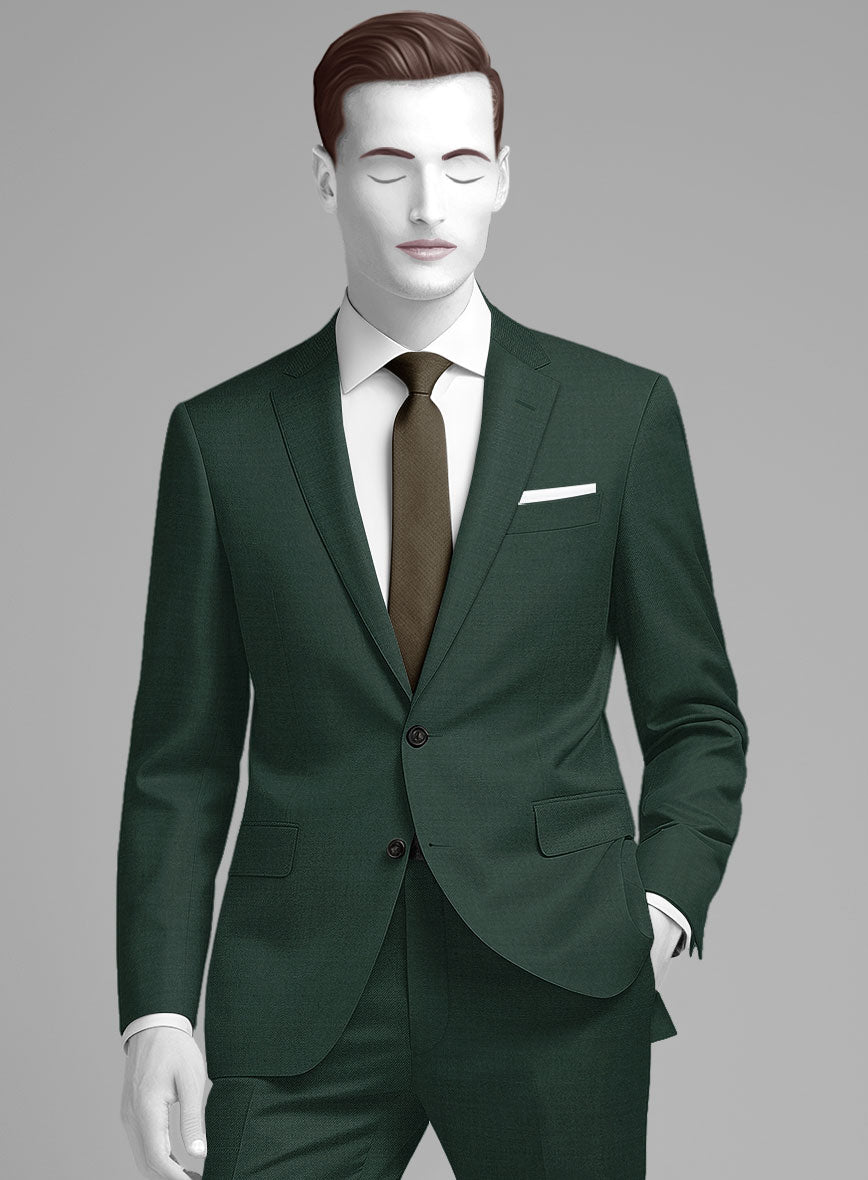 Napolean Jungle Green Wool Jacket - StudioSuits