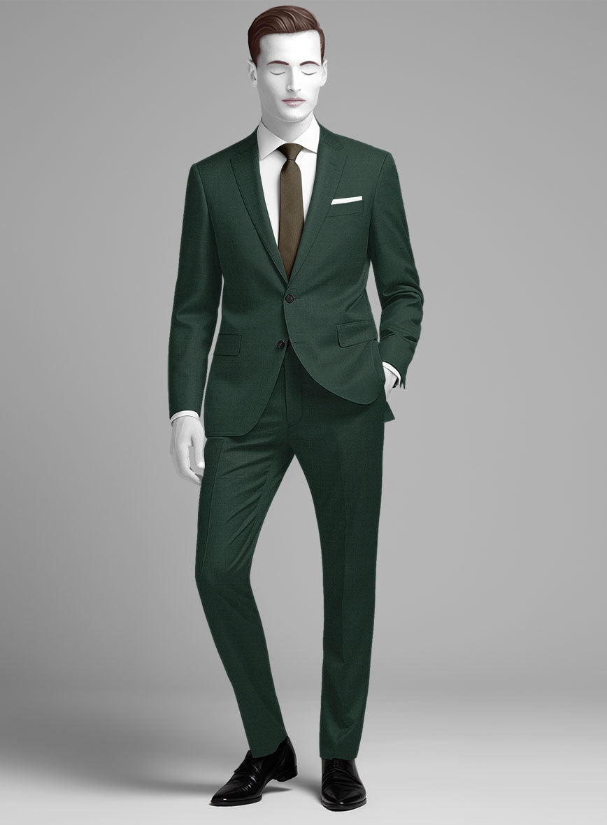 Napolean Jungle Green Wool Suit - StudioSuits