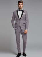 Napolean Wool Lavender Tuxedo Suit - StudioSuits