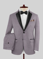 Napolean Wool Lavender Tuxedo Suit - StudioSuits