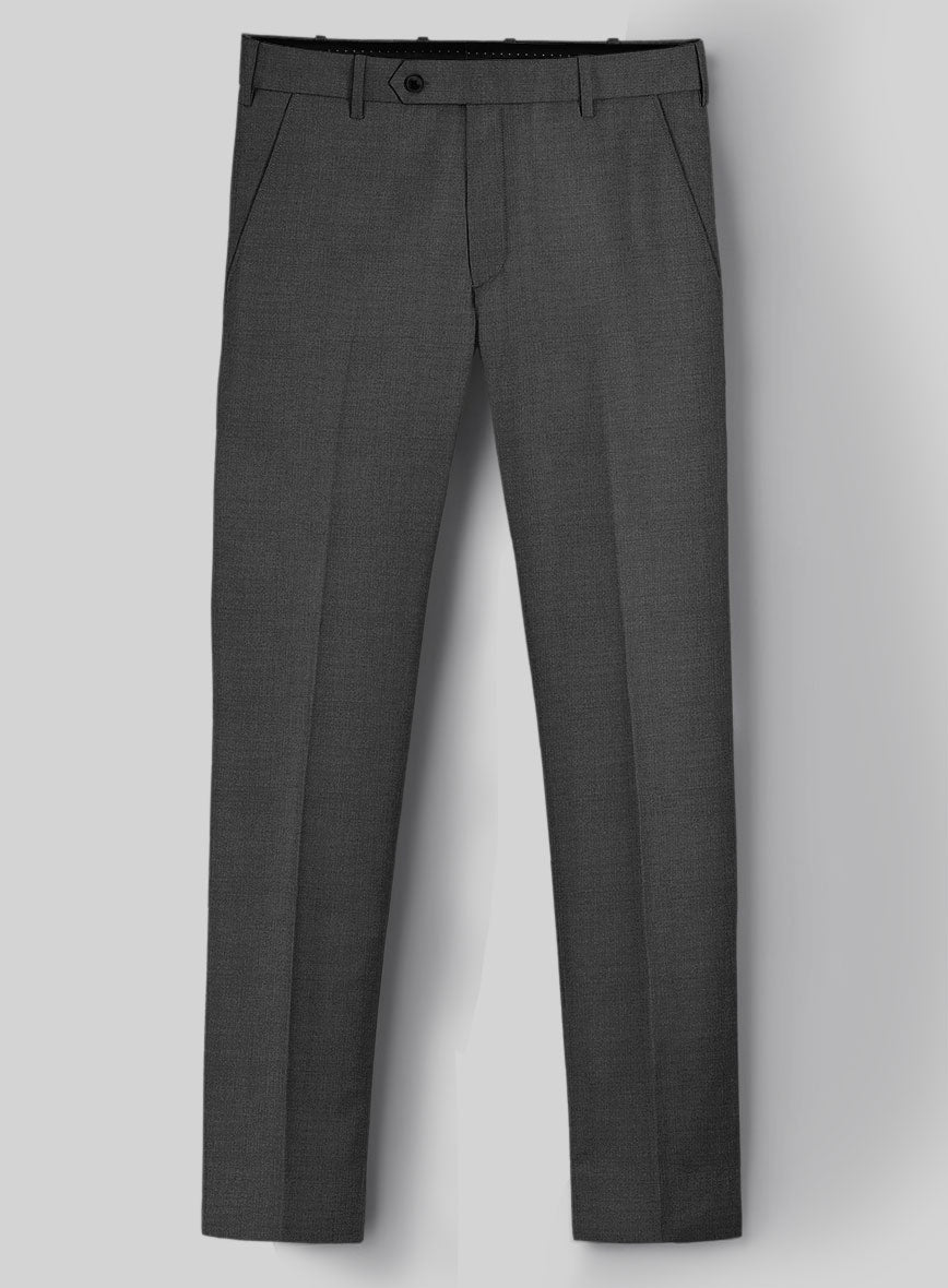 Napolean Mid Charcoal Wool Suit - StudioSuits