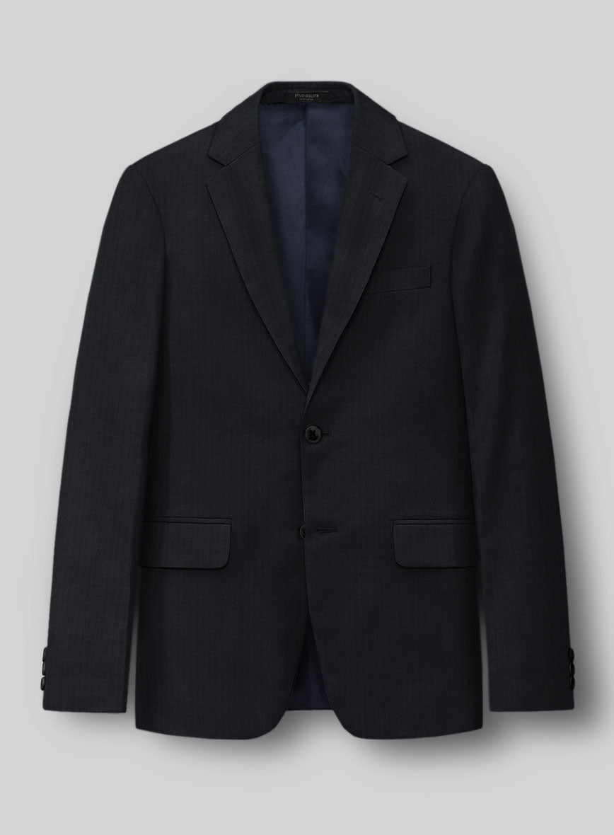 Napolean Midnight Wool Jacket - StudioSuits