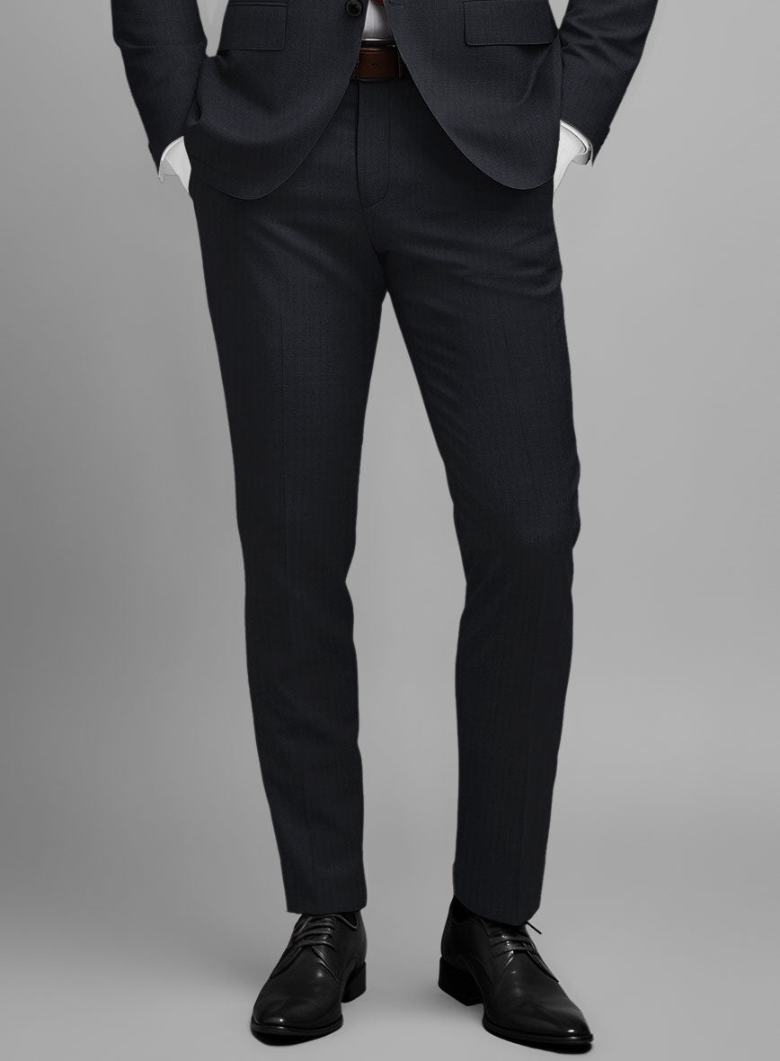 Napolean Midnight Wool Suit - StudioSuits