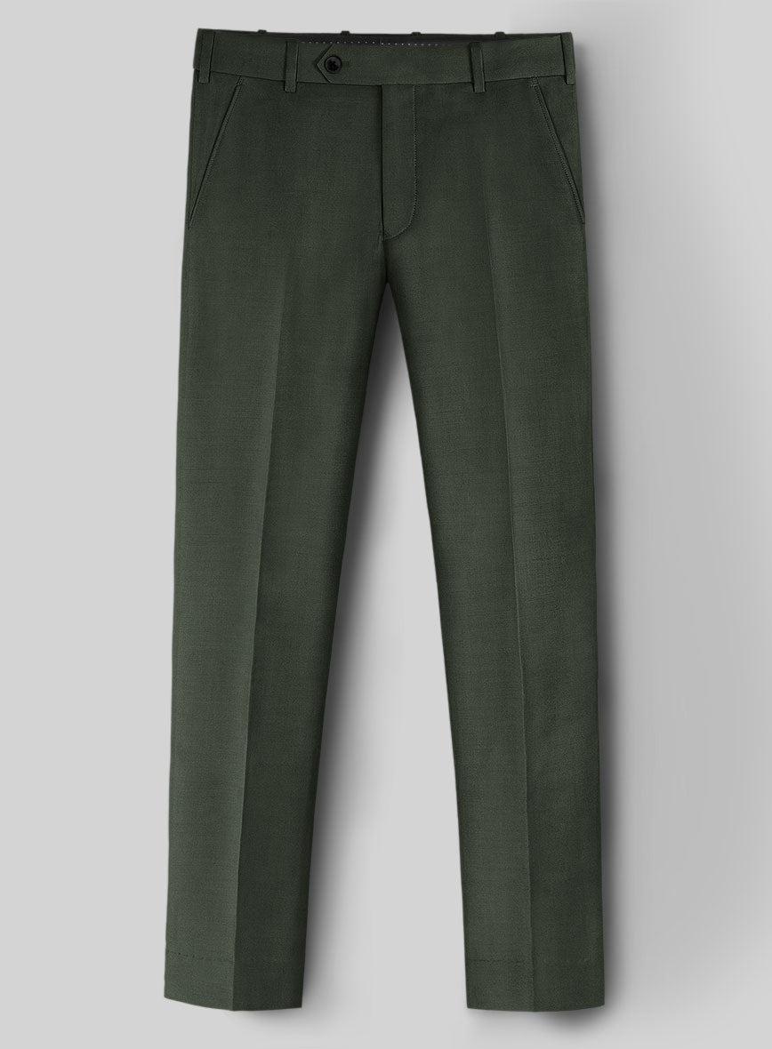 Napolean Military Green Wool Suit - StudioSuits