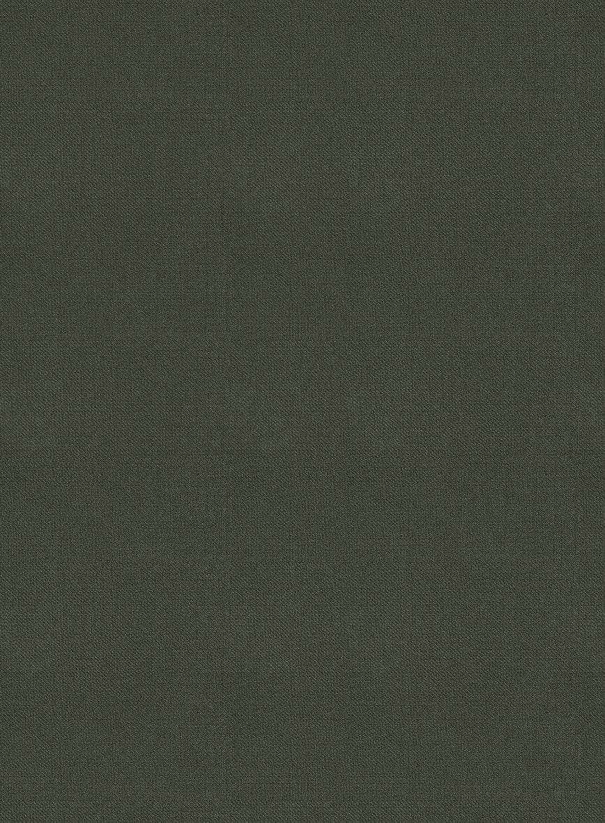 Napolean Military Green Wool Suit - StudioSuits