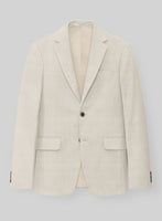 Napolean Muted Beige Wool Suit - StudioSuits